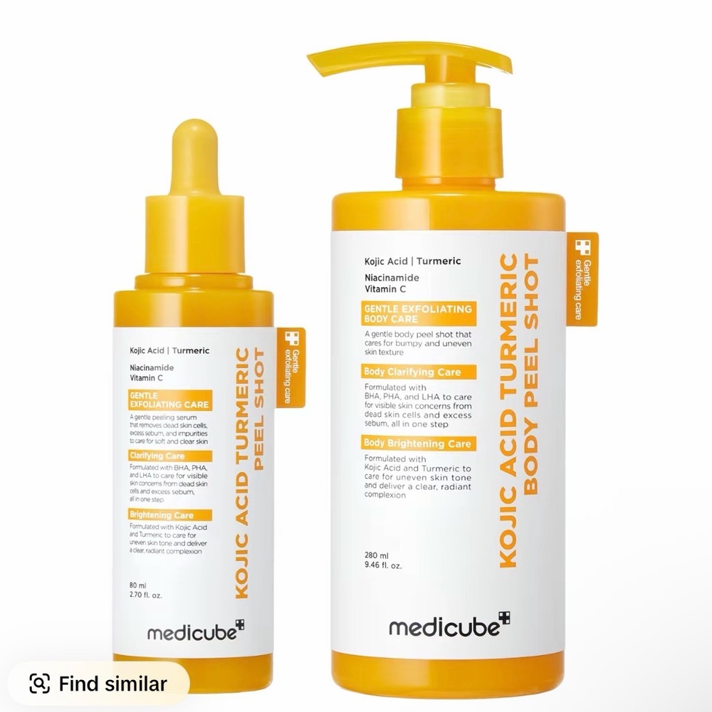 Medicube Kojic Acid Turmeric Body Peel Shot - Yellow